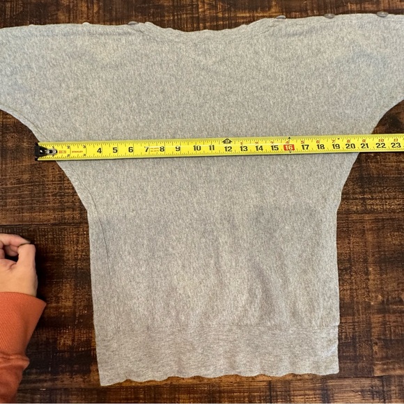 The Limited Boatneck Button Detail 3/4 sleeve sweater- EUC - Picture 4 of 6